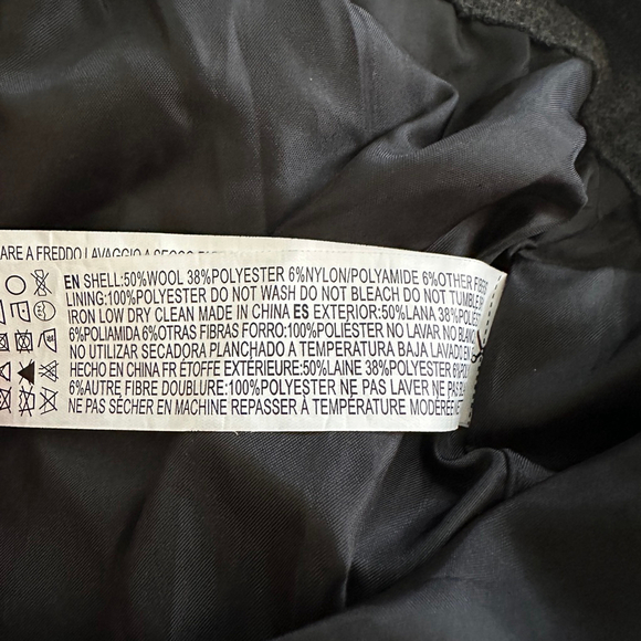 21 Men Gray Wool Blend Dress Pants XL Lined Elastic Cuff Business Casual - Picture 11 of 11